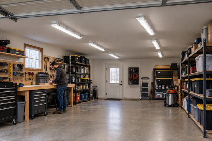 Converting a Garage into a Workshop: How to Plan a Ceiling Lighting Upgrade