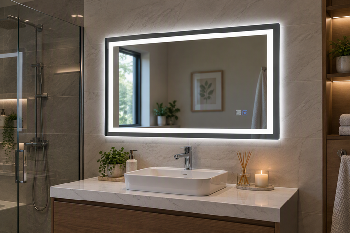 Can an LED Bathroom Mirror Be the Only Light Source? How to Evaluate It