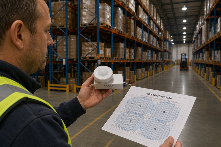 Commercial Warehouse Lighting Controls: Microwave vs Passive Infrared (PIR) Motion Sensors