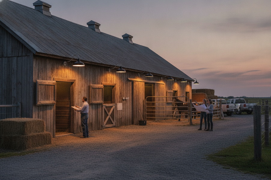 Outdoor Barn Lights for Working Properties: Functional Coverage Before Style cover