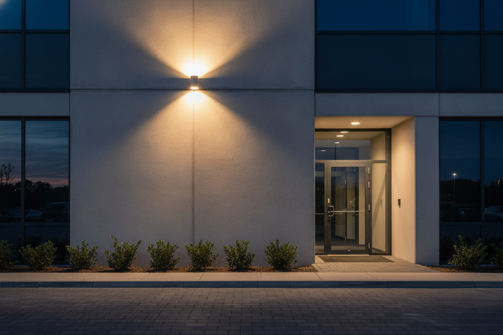 Outdoor Wall Lights vs. Flood Lights for Commercial Building Exteriors