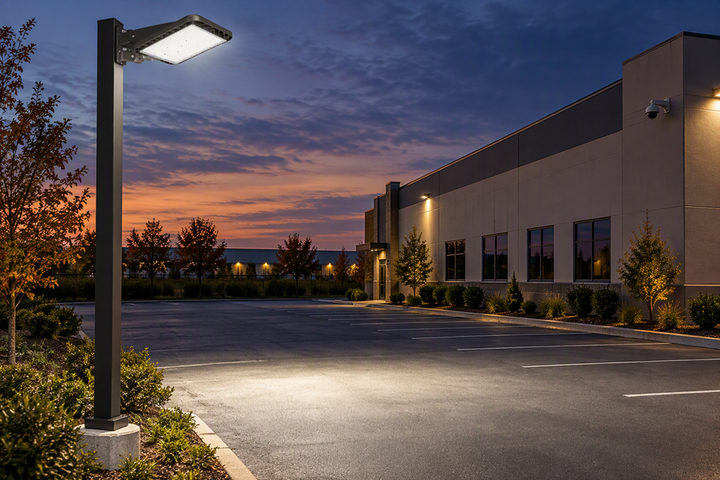Commercial Property Perimeter Lighting: Balancing Security and Video Monitoring