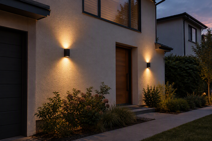 How to Place Up-and-Down Exterior Wall Lights