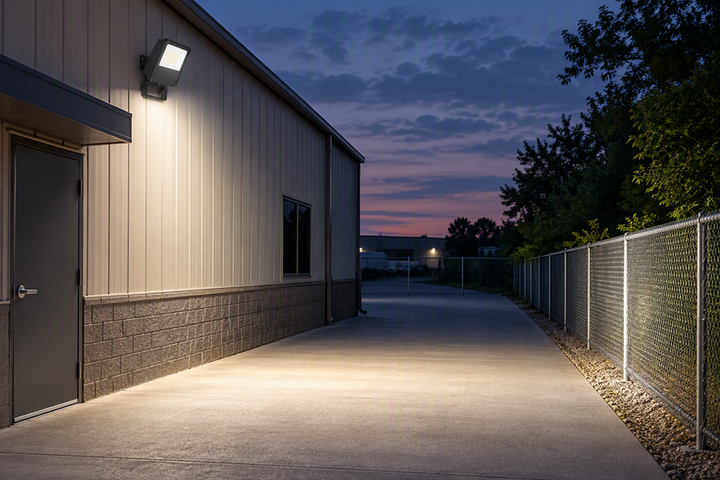 Replacing Inefficient Halogen Security Floods with LED: Lumen Multipliers and Energy Savings