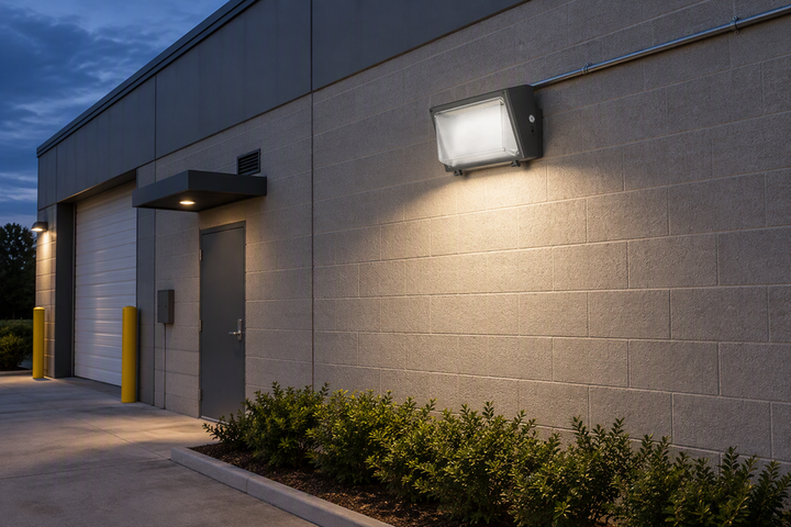 Retrofitting LED Wall Packs to Existing Surface Conduit: Box and Knockout Alignment
