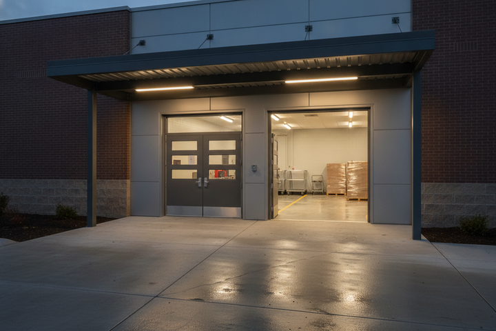 Service Entrance Lighting: Map the Canopy-to-Door Transition