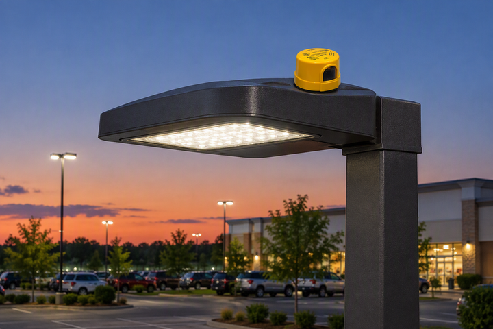 How to Test and Replace a Twist-Lock Photocell on Commercial Dusk-to-Dawn Lights