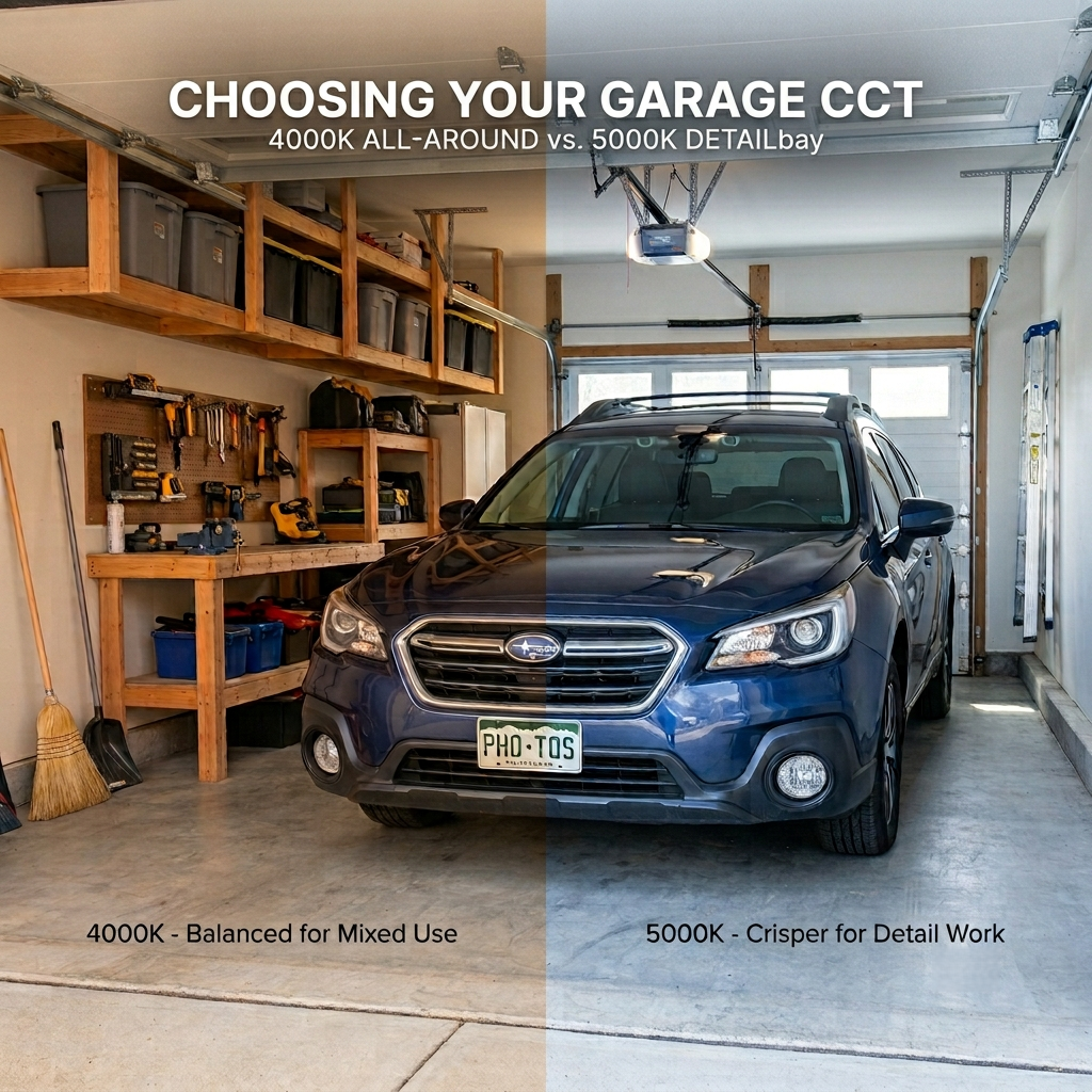 Choosing the Right Color Temperature for Workshop Garages