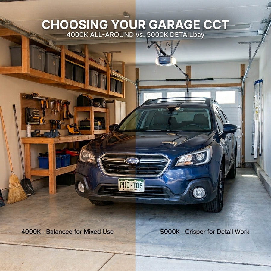 Choosing the Right Color Temperature for Workshop Garages