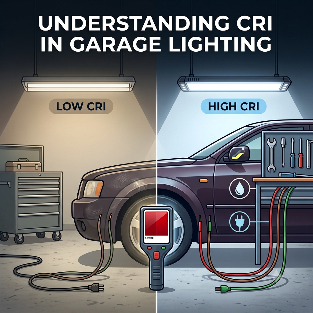 Understanding CRI and Color Accuracy in Garage Lighting
