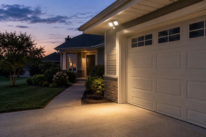 How to Mount Motion Sensor Flood Lights Under Eaves and Soffits