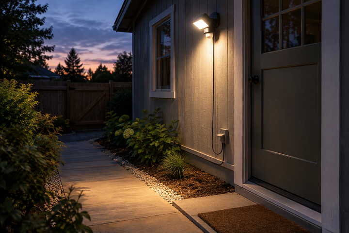 Plug-In Outdoor Motion Sensor Light: Installation and Weatherproofing Considerations