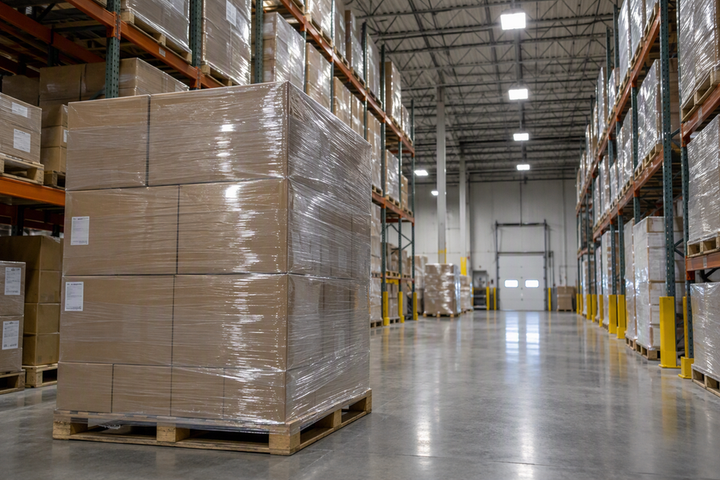 How to Reduce Distracting Reflections on Shrink-Wrapped Warehouse Loads