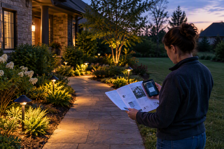 Adding Motion Sensors to Low-Voltage Landscape Lighting: Wiring and Setup