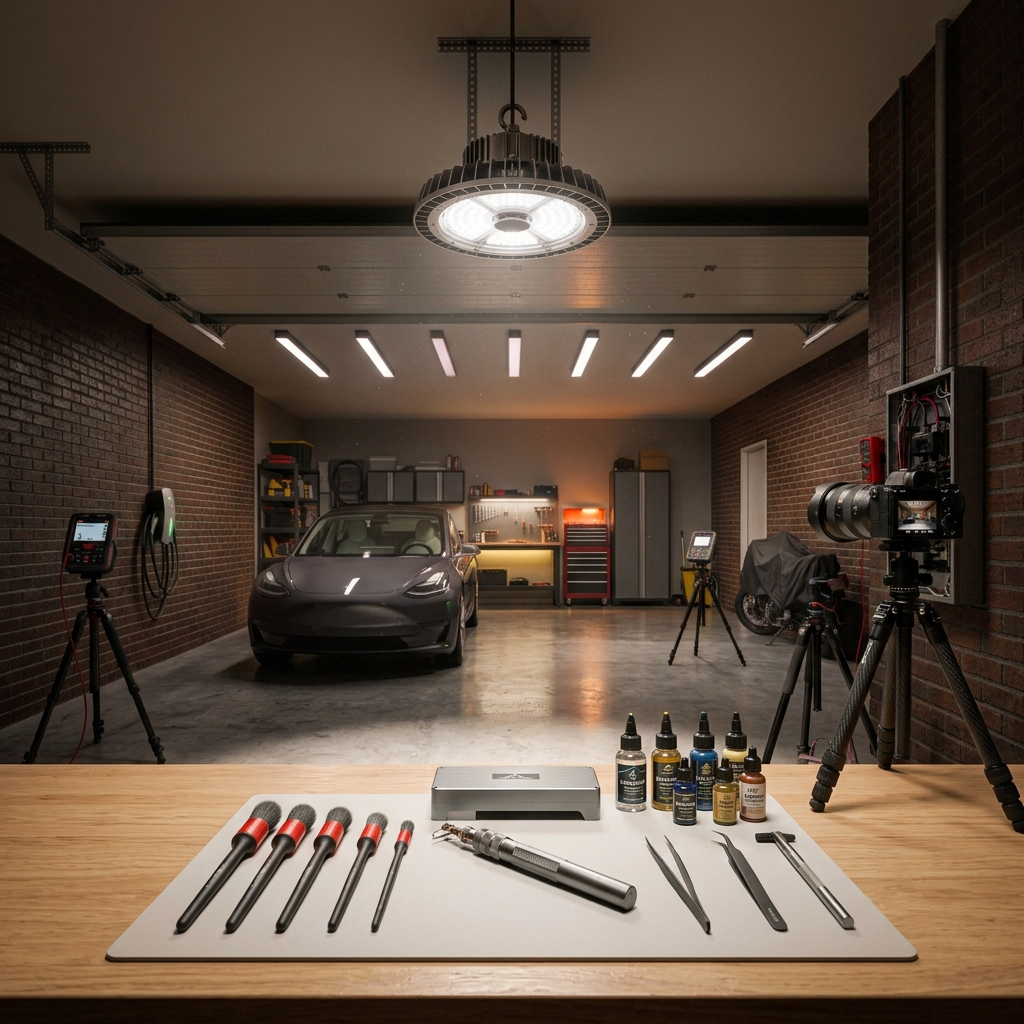 Workshop Garage Lighting for Detailers and Woodworkers