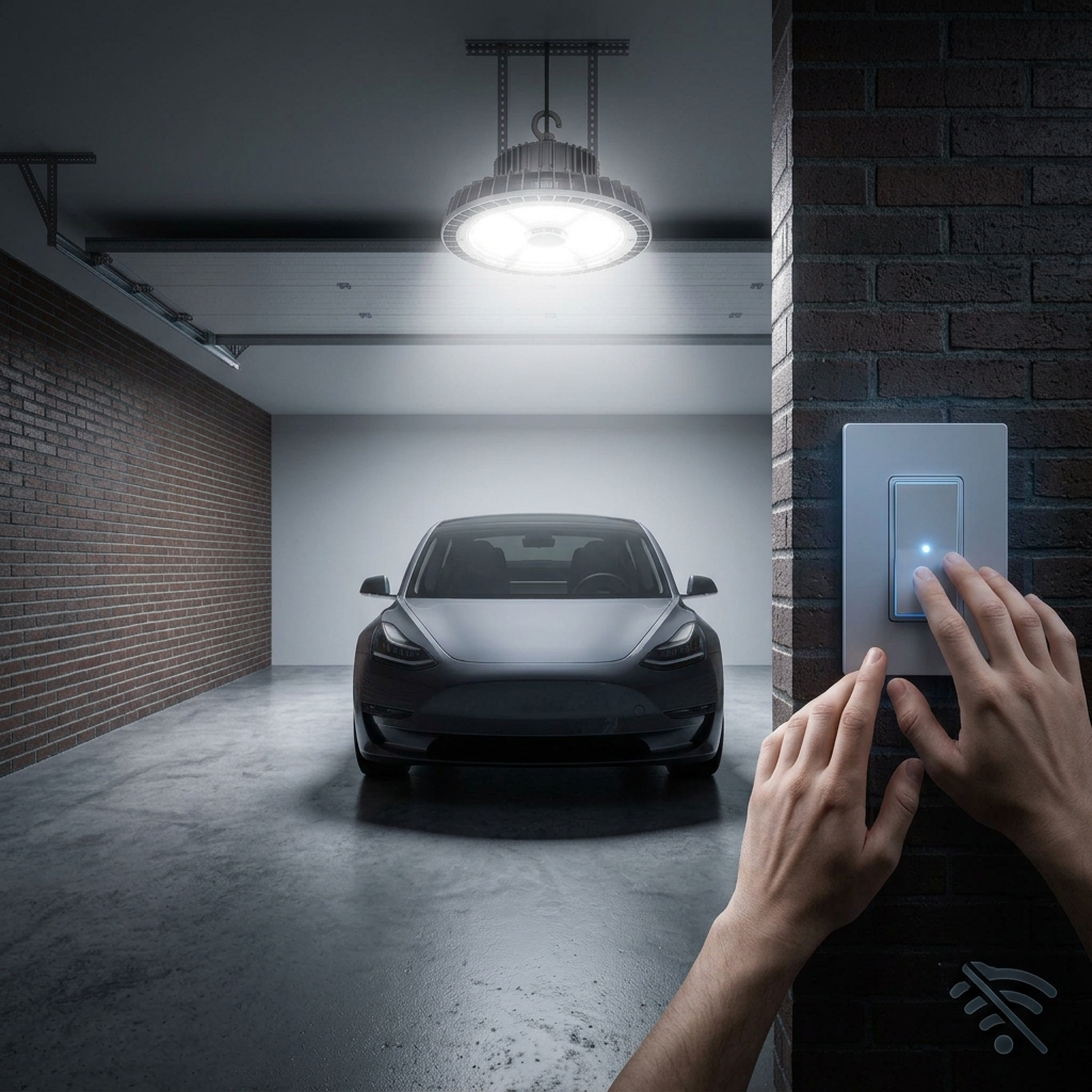 Smart Garage Lighting That Still Works When Wi-Fi Fails