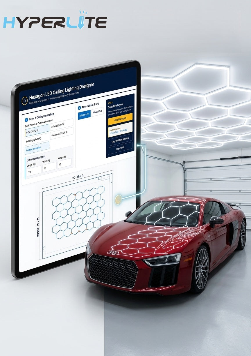 Hyperlite Launches Hexagon Garage Light Calculator to Streamline Commercial and Residential Lighting Design