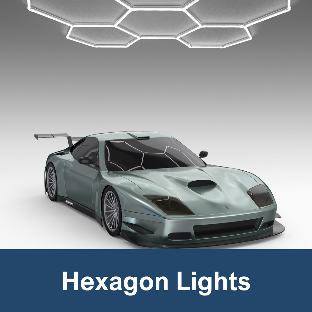 Hexagon Lights/Honeycomb Garage Lights from Hyperlite