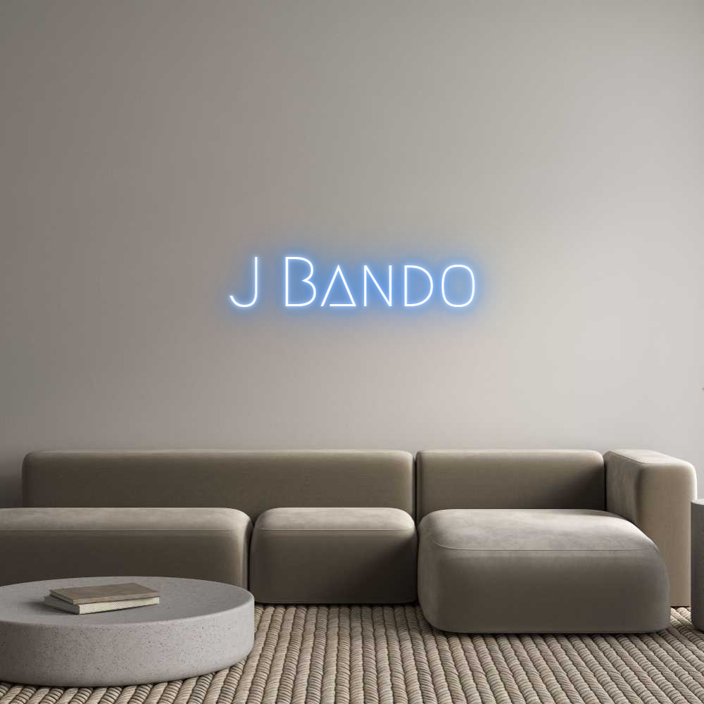 Custom Neon Light J Bando