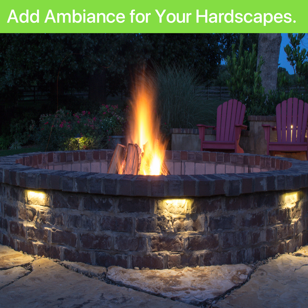 landscape lights are suitable for flower beds, gardens and backyards to enhance the atmosphere