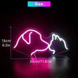 Dog and Cat LED Neon Sign Light