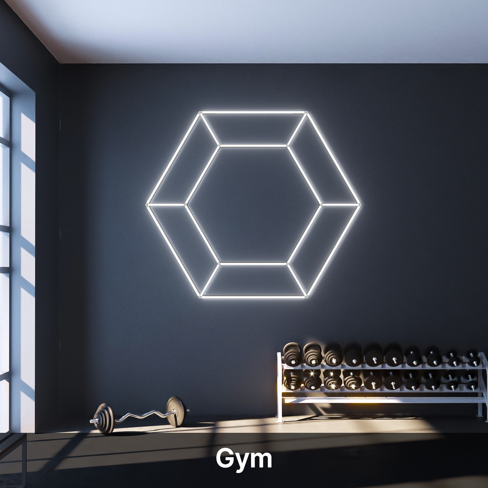 Diamond LED light - gym
