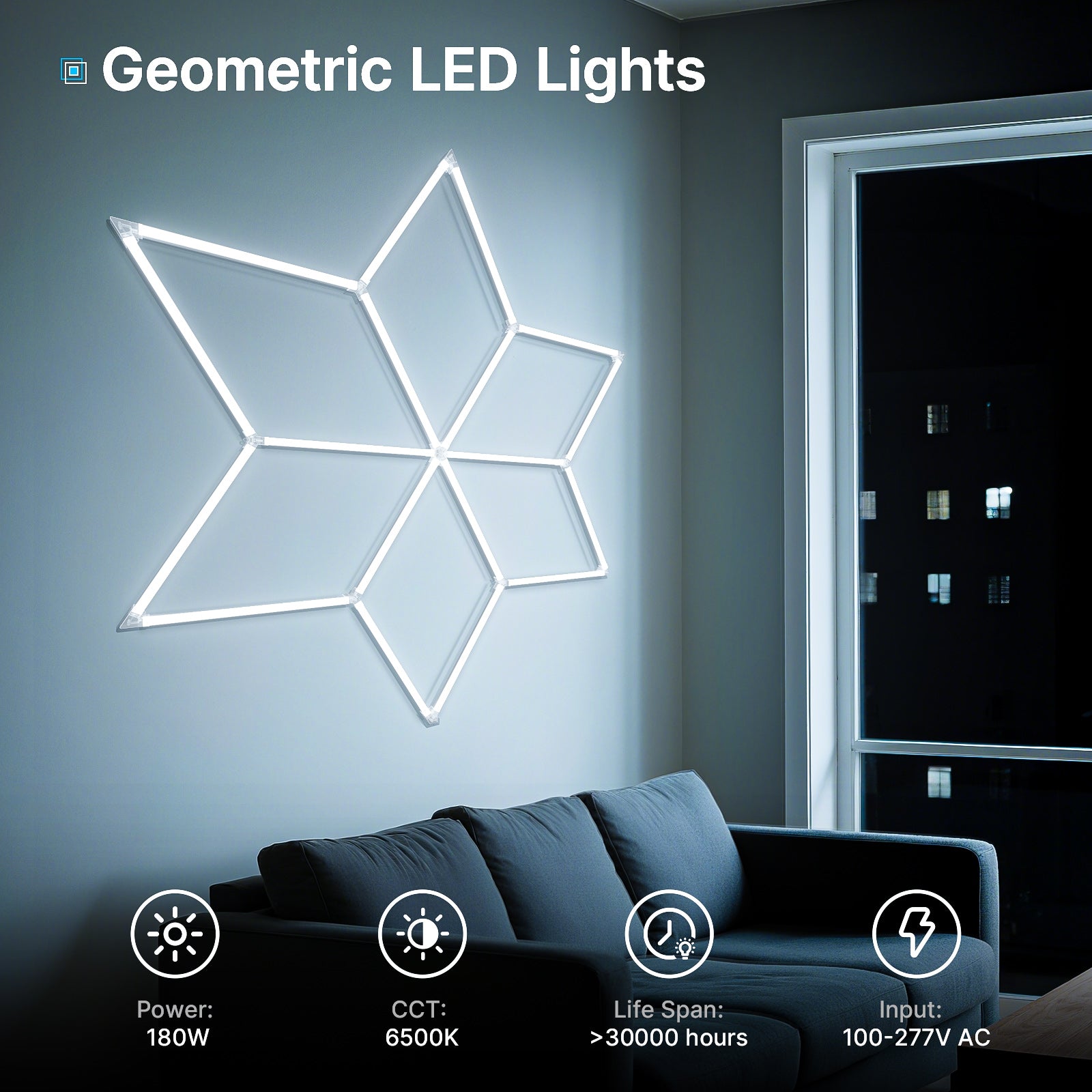 Geometric light grid