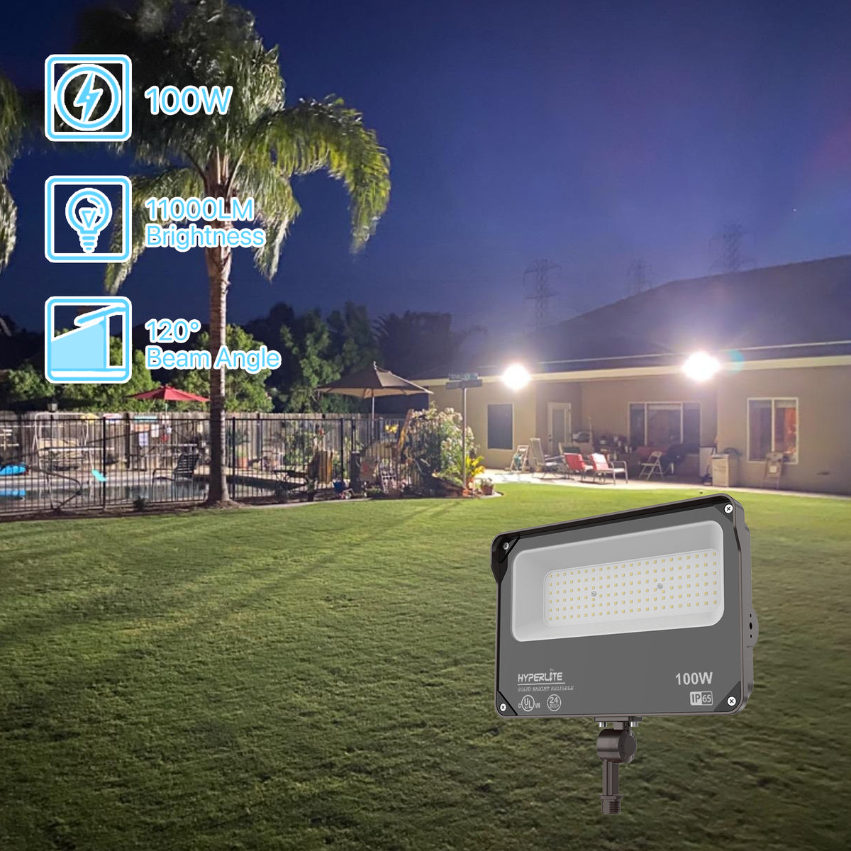 Hyperlight Led Hyperlite Led Flood Light - outdoor flood lights - Mars Series (KM)
