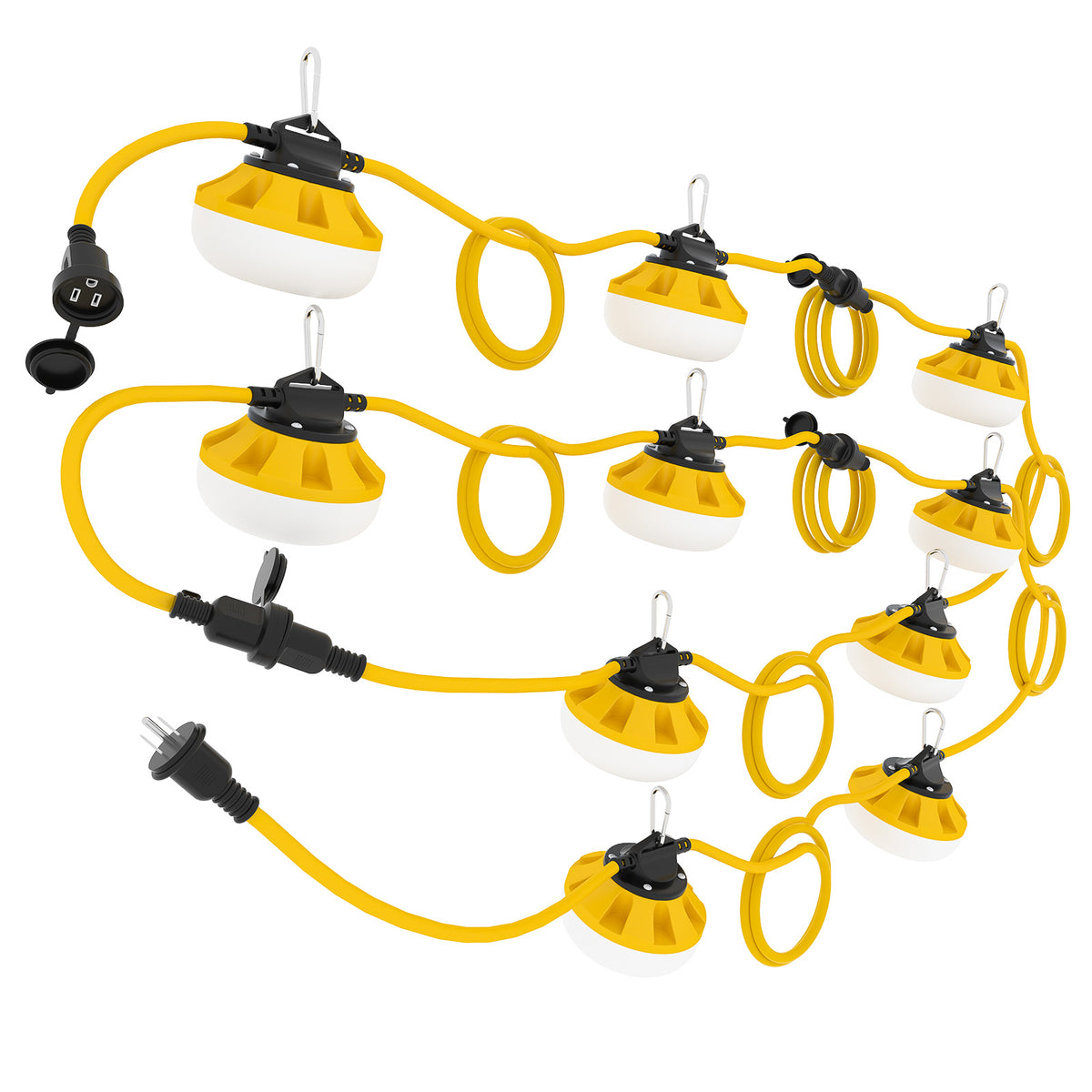 Hyperlite 100ft LED String Lights - 10,000LM, 5000K, 120V