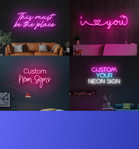 Customize the pattern you want | Custom LED neon signs – Hyperlite