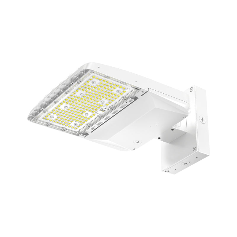 White XALH Series LED parking lot light fixture