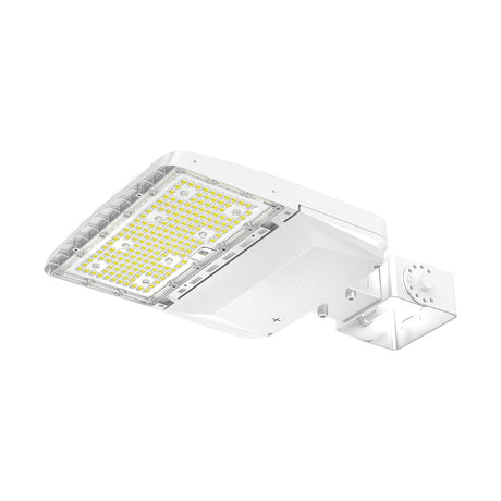 Elección del contratista: luz de área blanca serie XALH, con tapa corta, CA 120 V-277 V, 80 W-310 W, CCT y potencia seleccionables