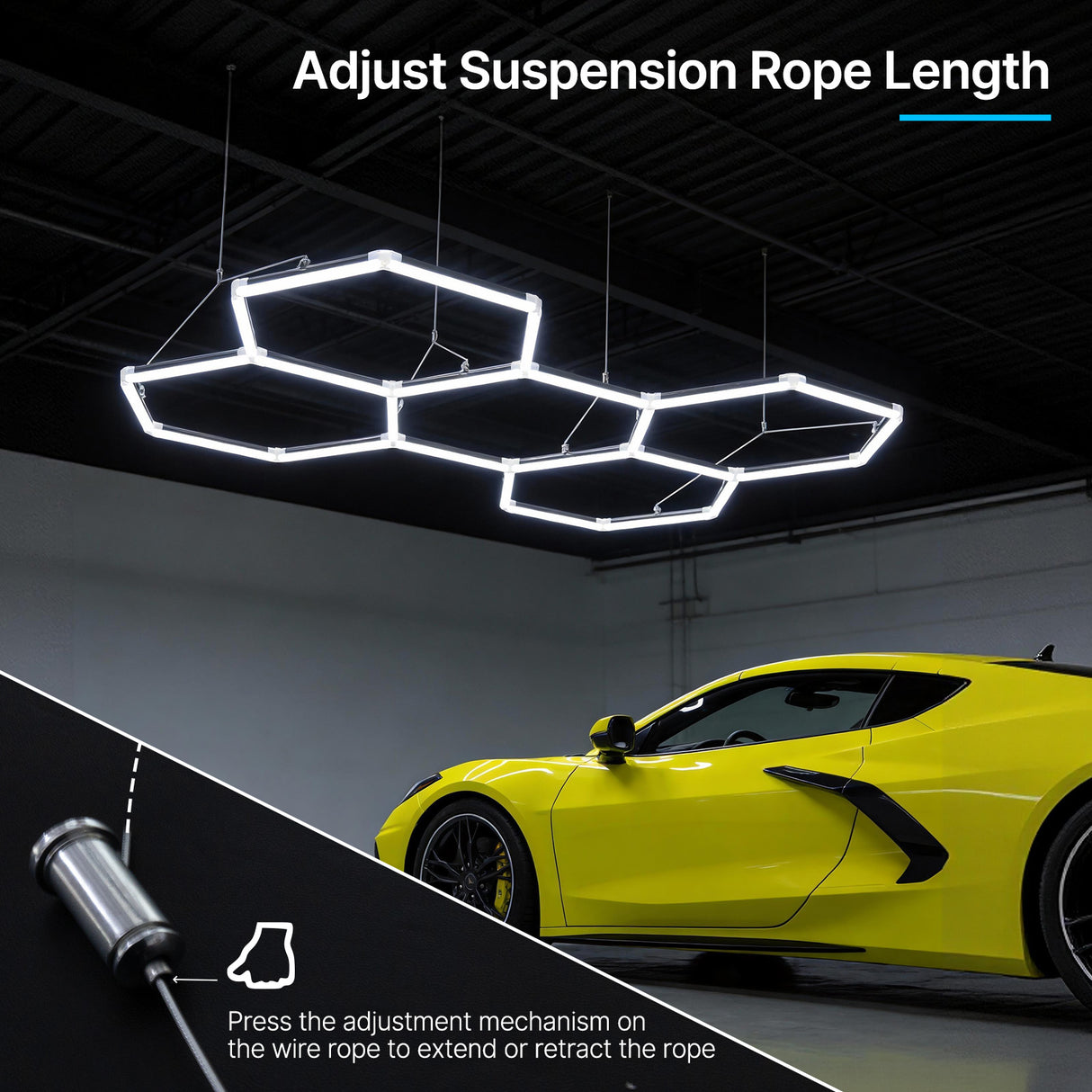 Suspension Kit for Hexagon LED Light