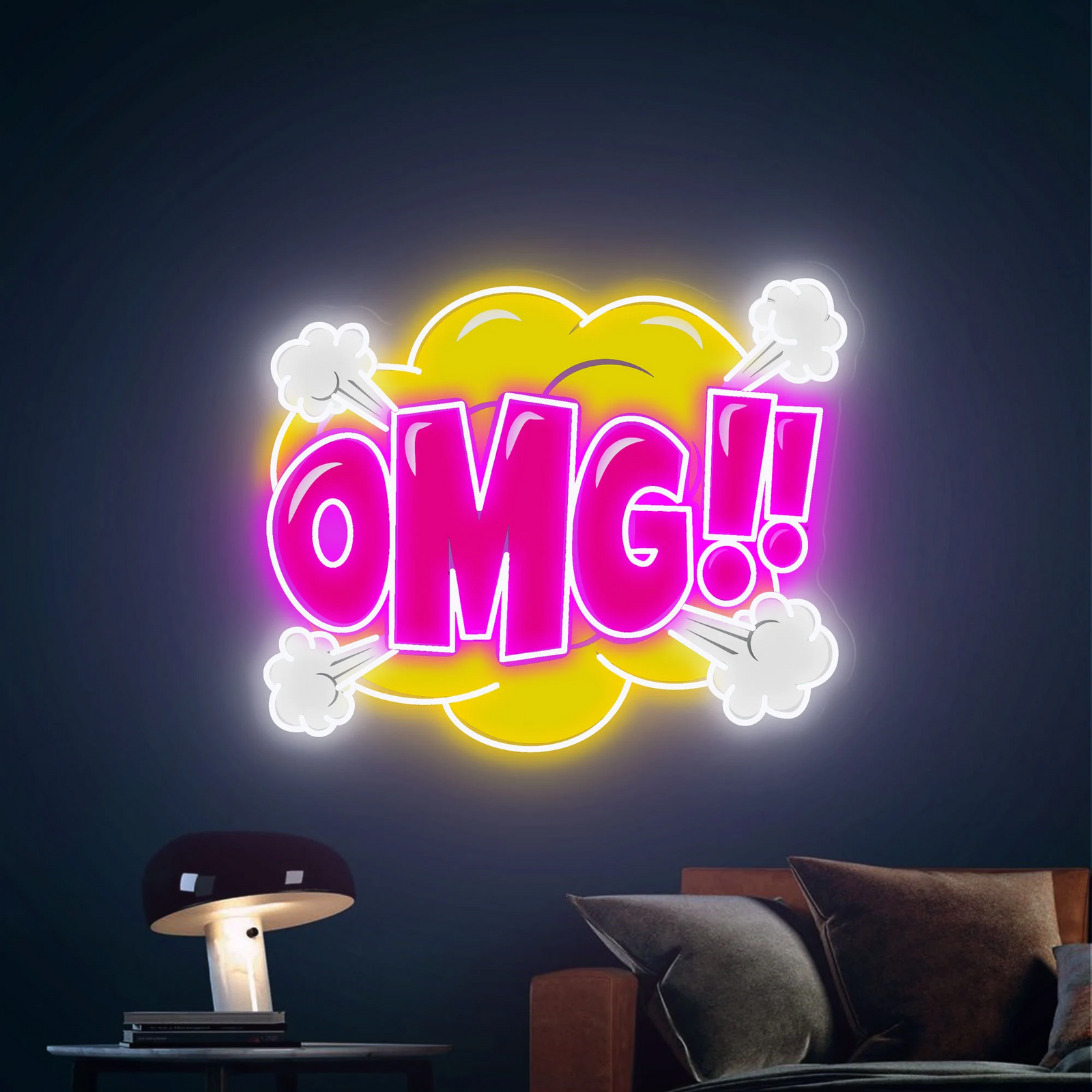 OMG LED Neon Sign | Explosive Decor | Bright! – Hyperlite OMG LED Neon Sign | Explosive Decor | Bright! – Hyperlite