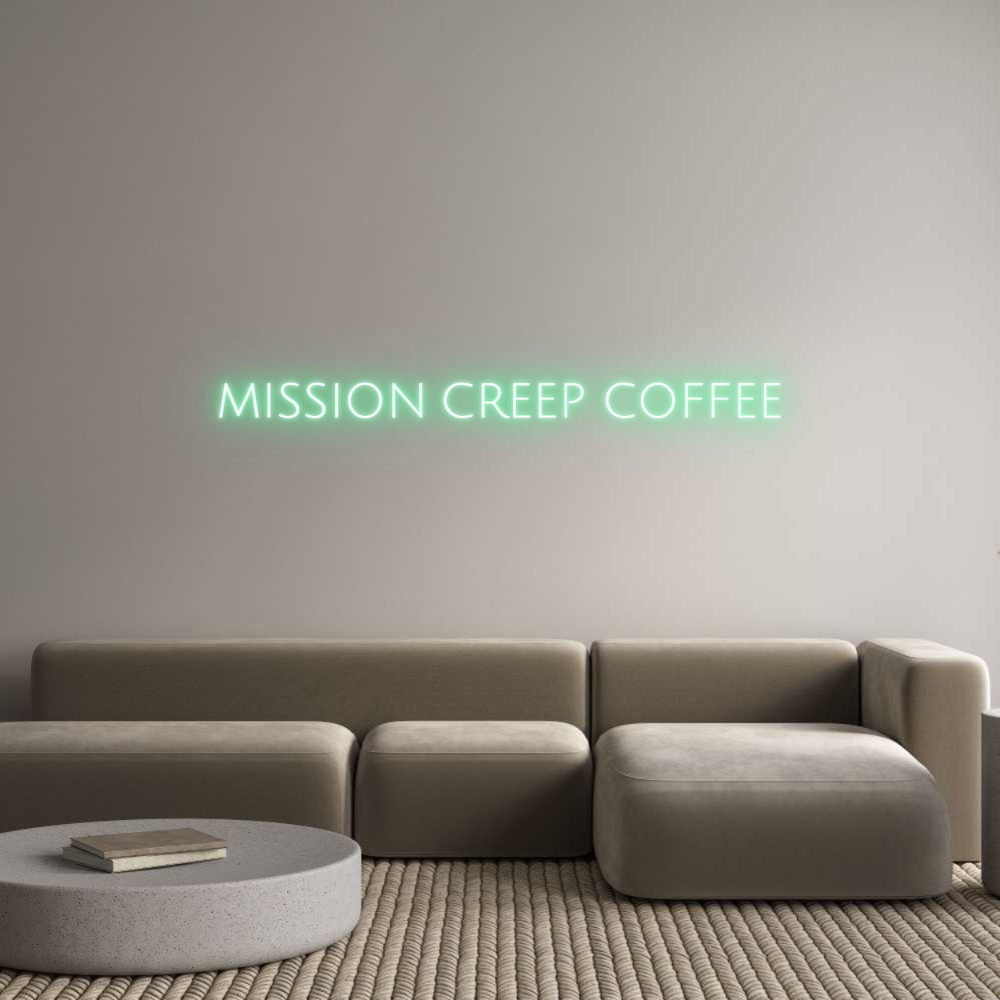 Custom Neon Light MISSION CREEP...