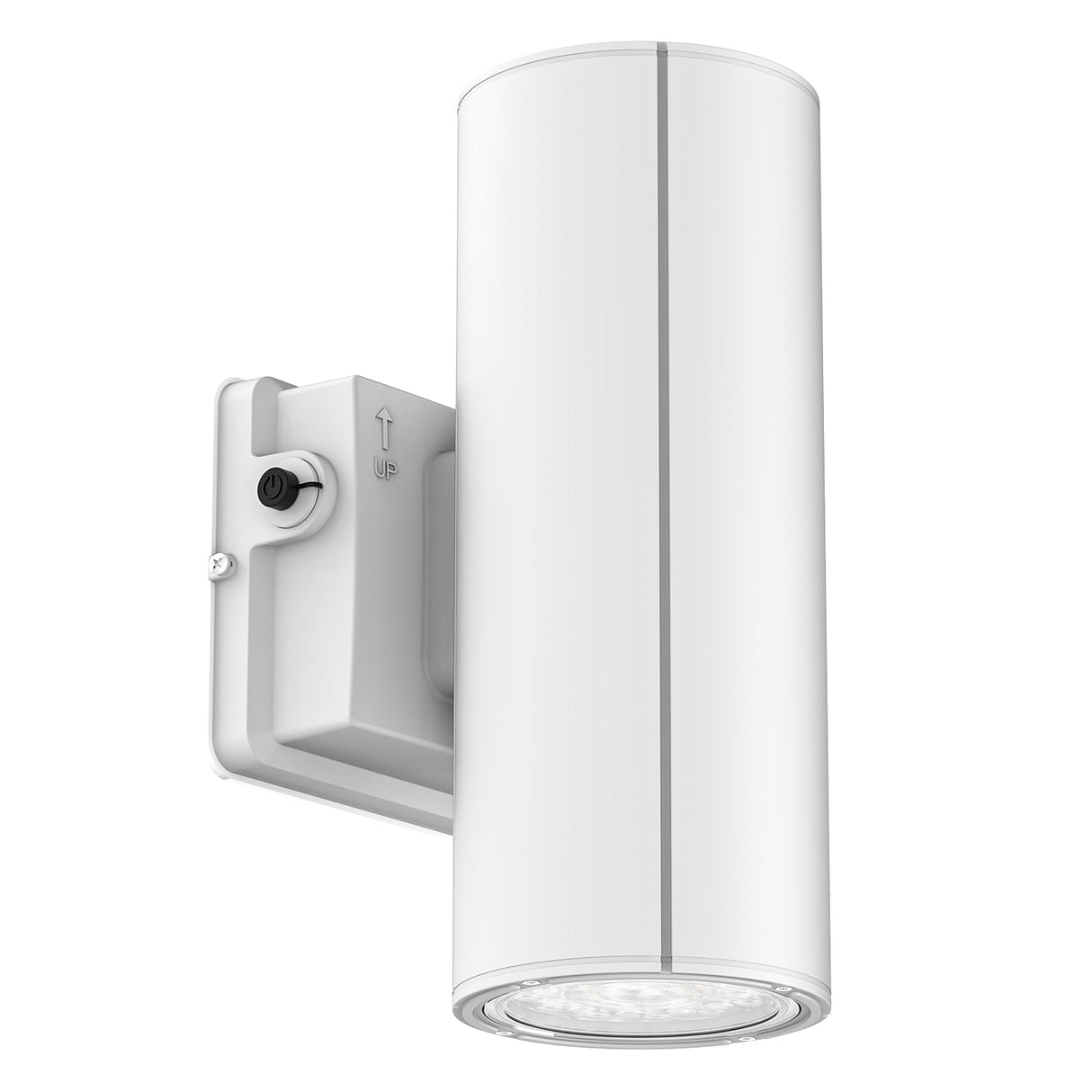 LED Up Down Light with Photocell 4 Pack, 2400lumens, Selectable Wattage&CCT, AC 120-277V