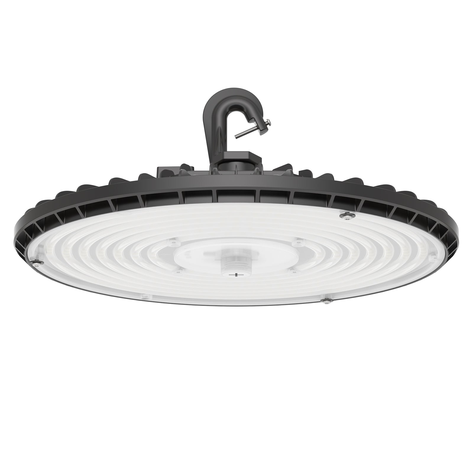 UFO high bay LED light fixture with hook mount