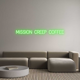 Custom Neon Light MISSION CREEP...