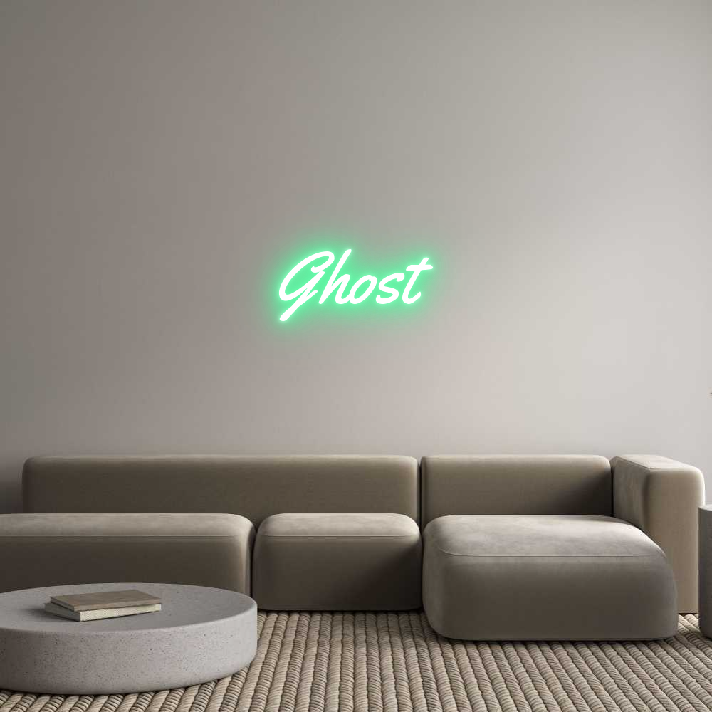 Custom Neon Light Ghost