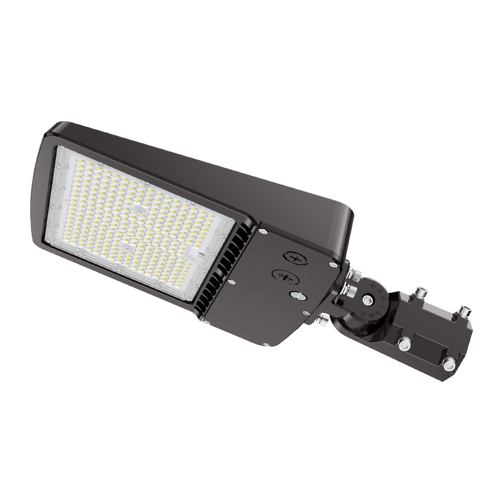 Adjustable Hyperlite LED parking lot light