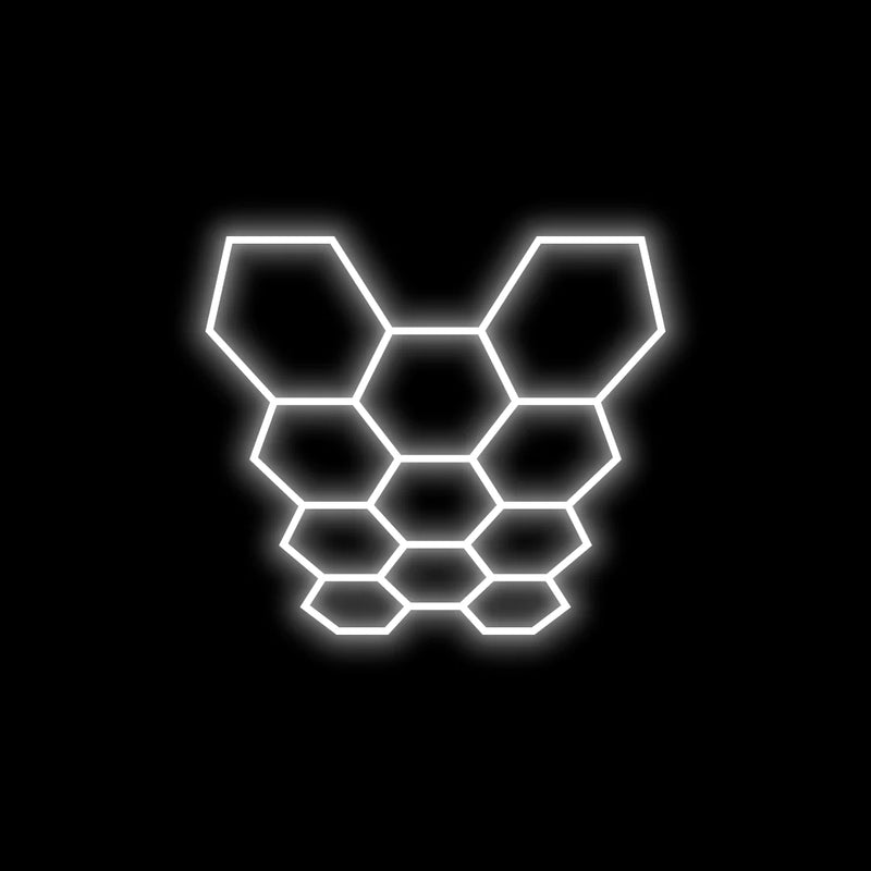 Hexagon Garage Lights Gen 2 - 11 Grid