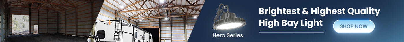 high bay led lights - hero series