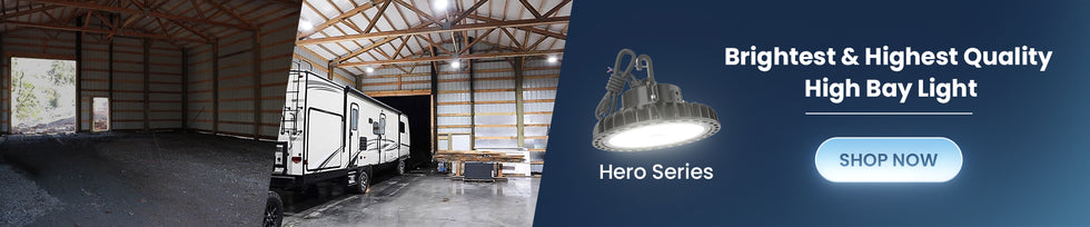 high bay led lights - hero series