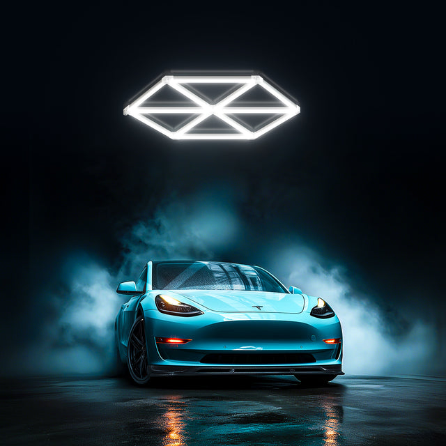 Hyperlite geometric LED light