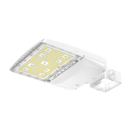 Elección del contratista: luz de área blanca serie XALH, con tapa corta, CA 120 V-277 V, 80 W-310 W, CCT y potencia seleccionables