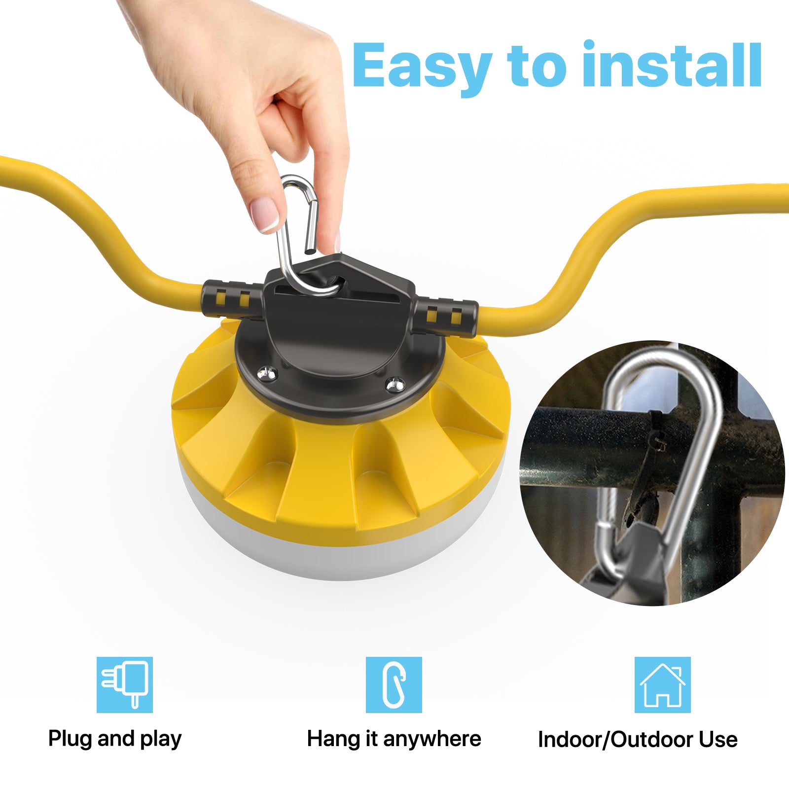 Construction LED String Work Lights