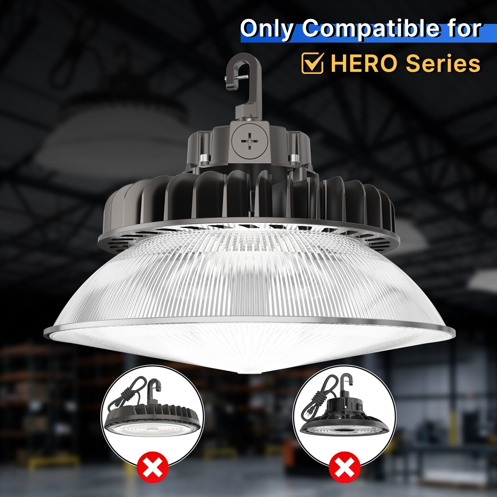 Hyperlite 60° Acrylic Reflector for High Bay Lights