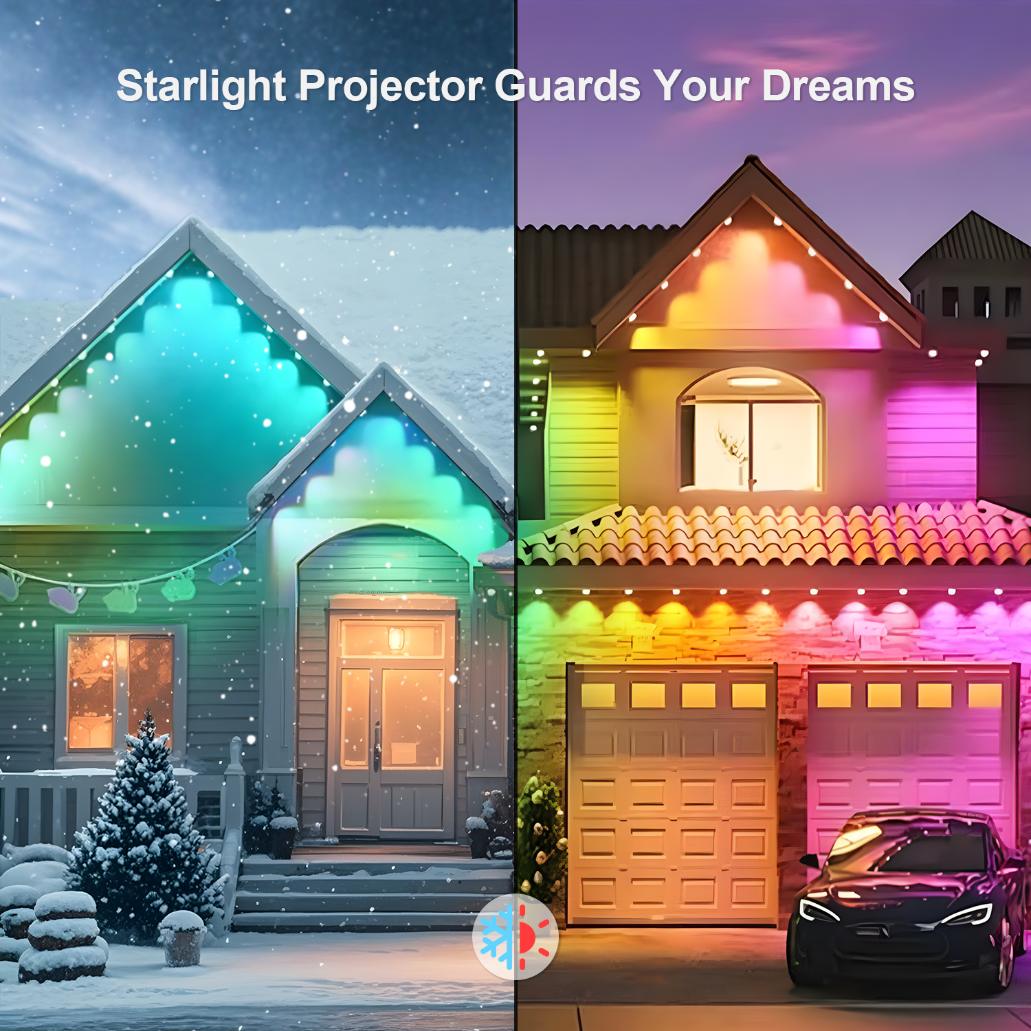 Permanent Outdoor Lights, RGB+IC LED Lights with Smart APP & Remote Control