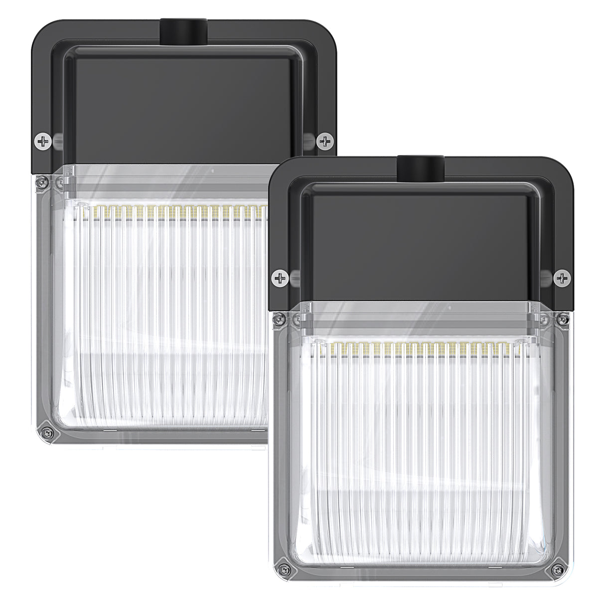 Mini paquete de luz LED de pared con fotocélula, 3450 lúmenes, CA 120 V