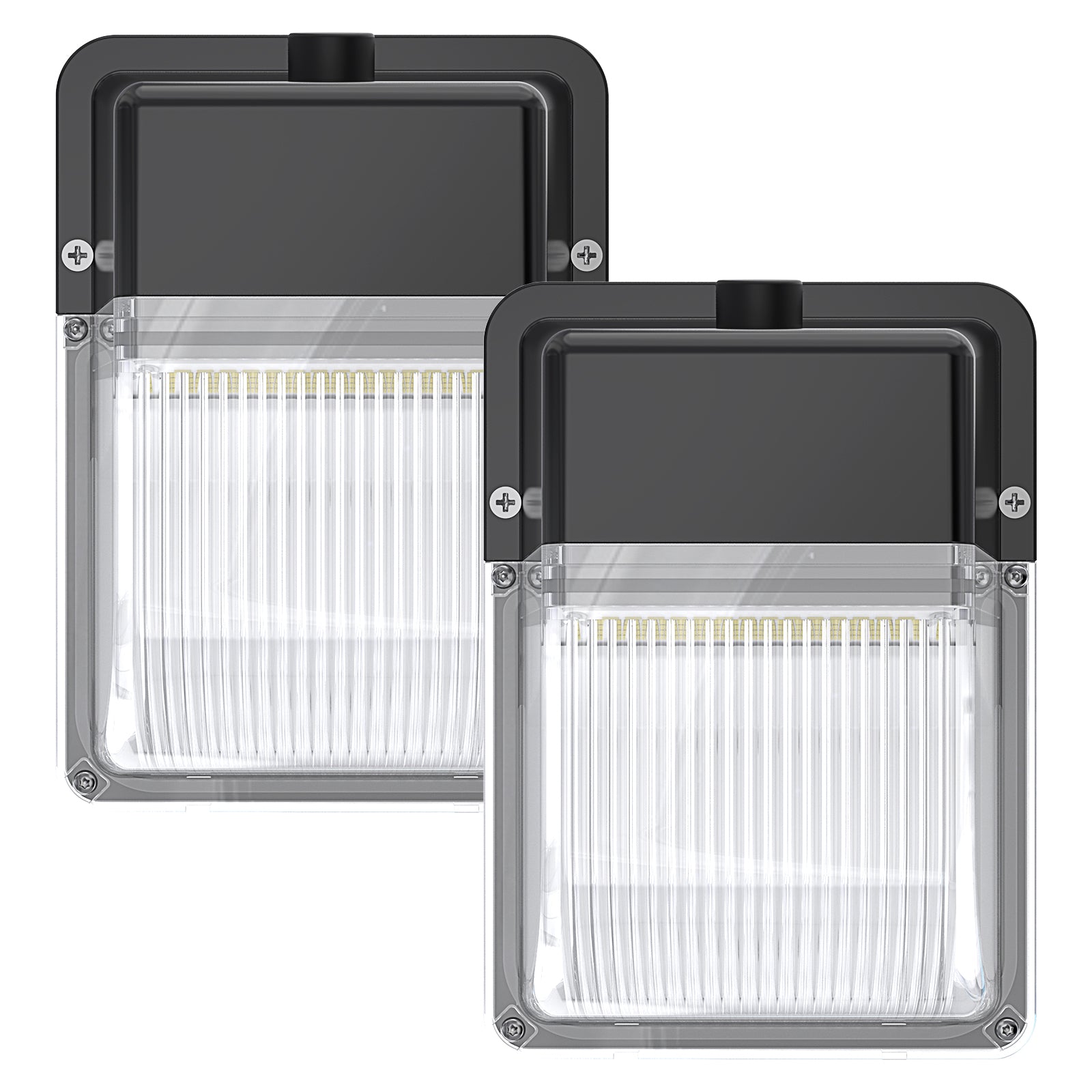 Mini paquete de luz LED de pared con fotocélula, 3450 lúmenes, CA 120 V